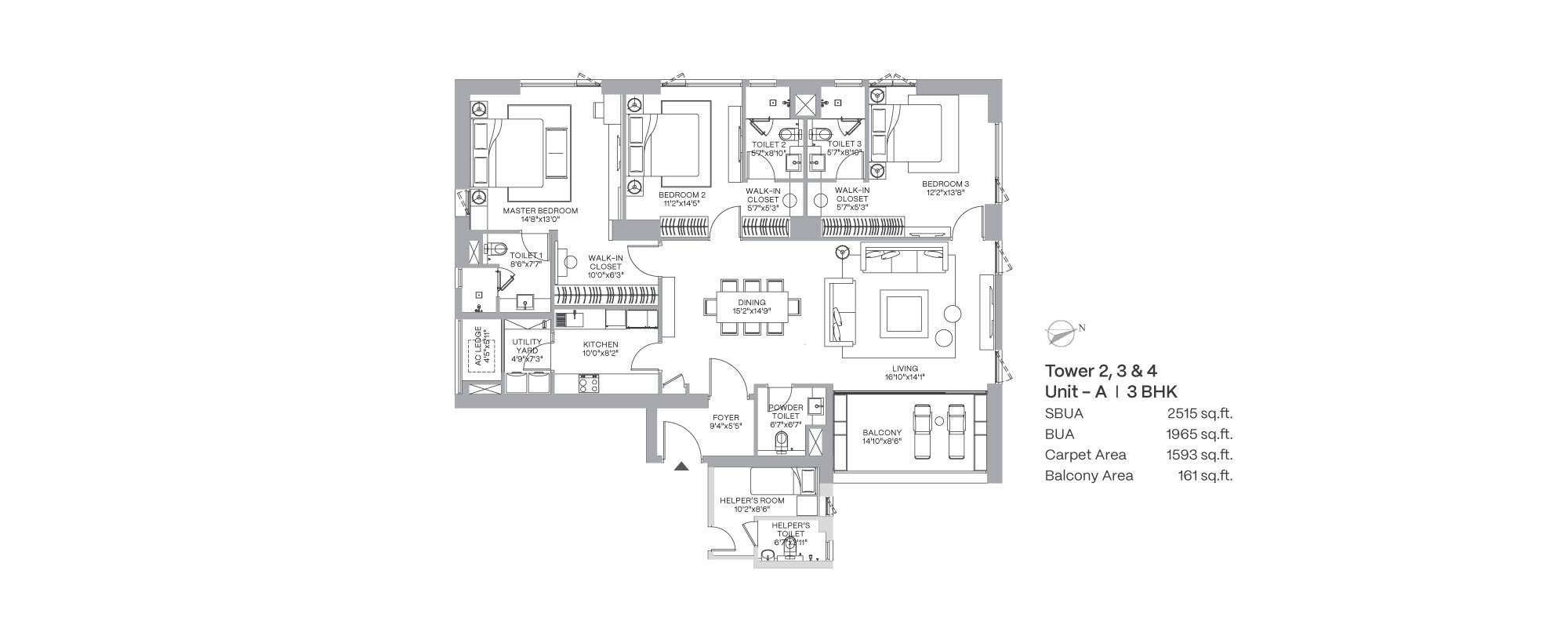 3BHK Plan